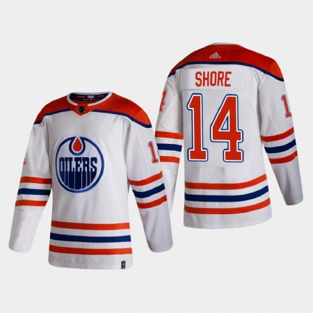 Camisola Edmonton Oilers Devin Shore 14 2020-21 Reverse Retro Authentic - Homem